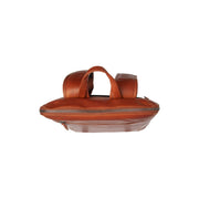 Cognac Leather Laptop Backpack Filmore, product view 2
