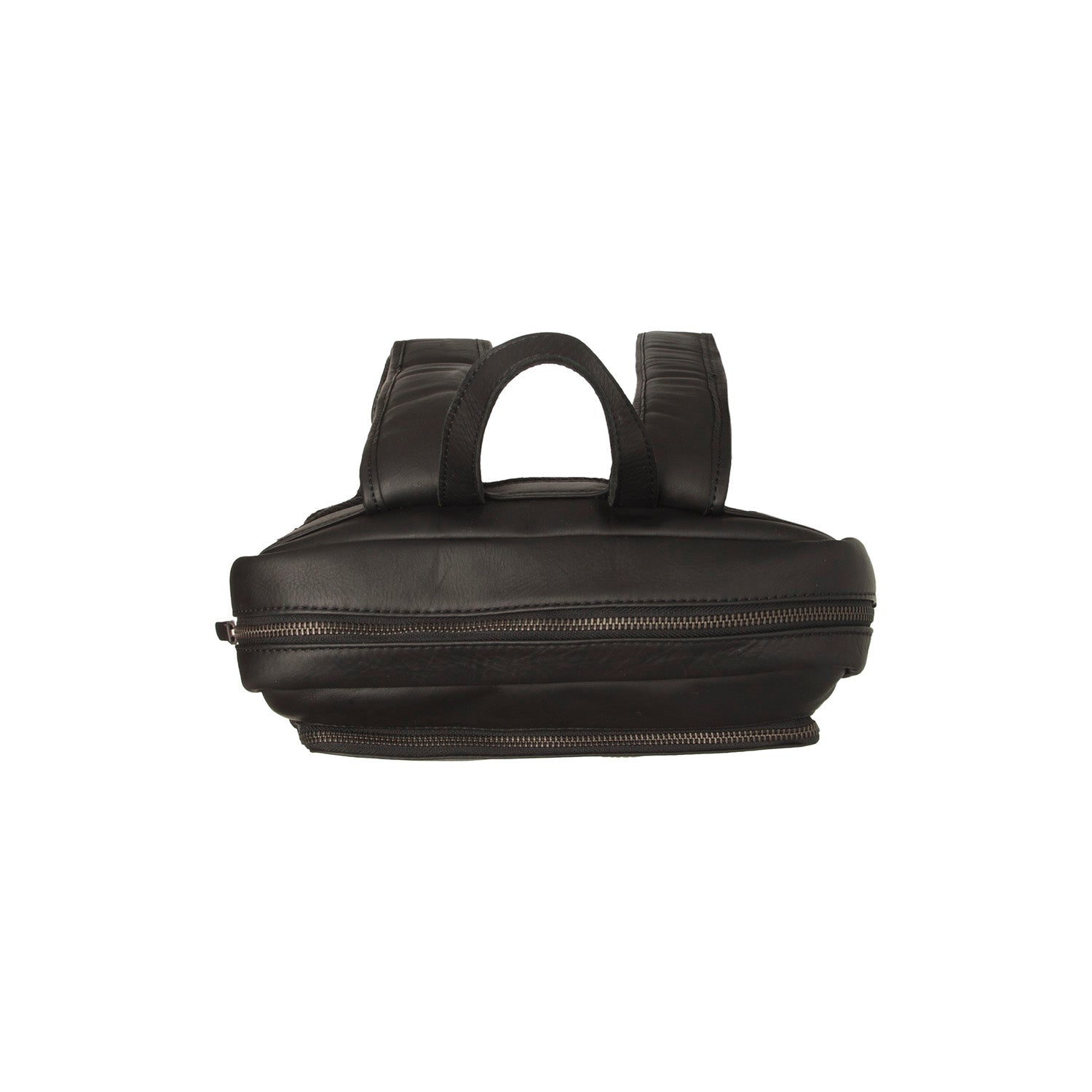 Black Leather Laptop Backpack Jasper, detail view 3
