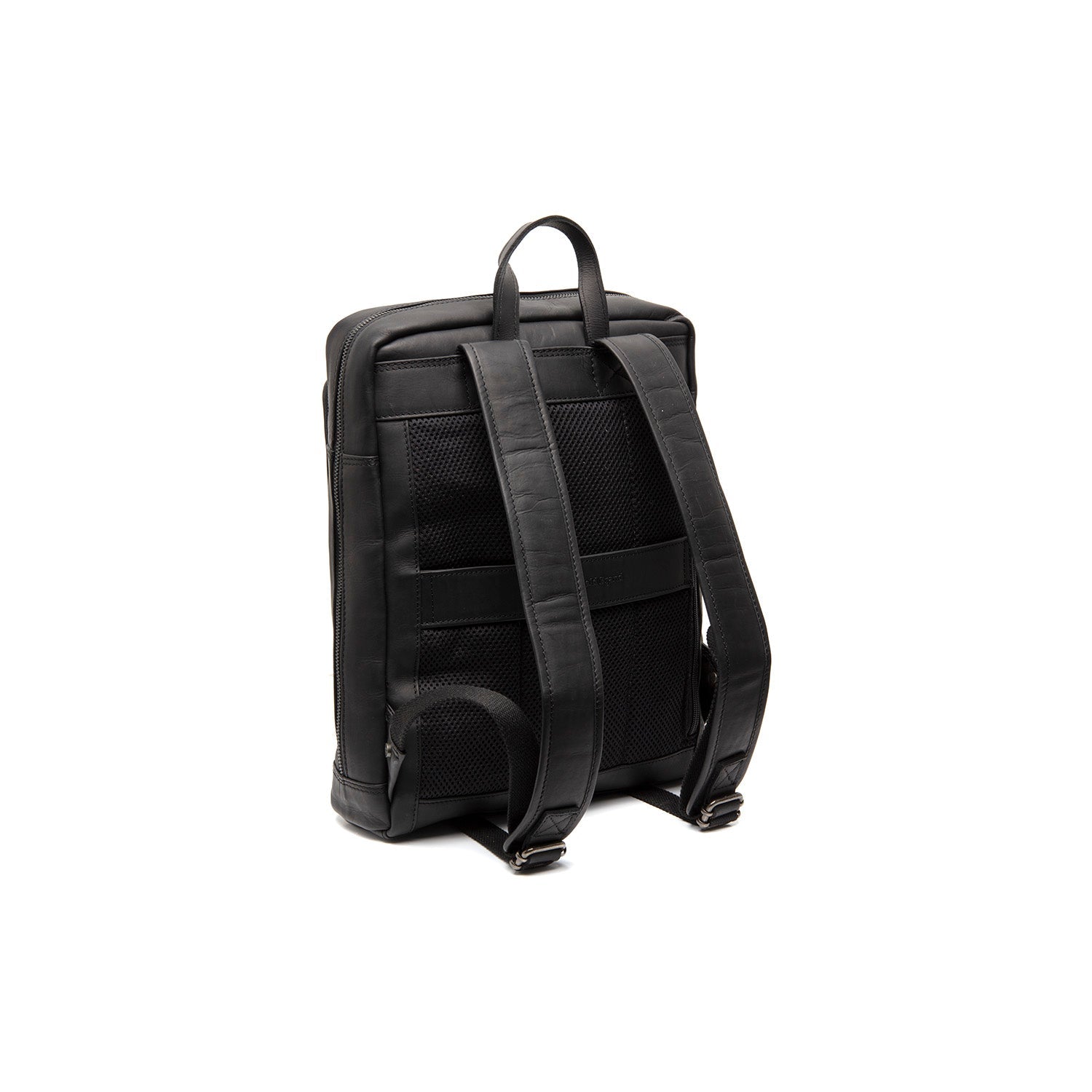 Black Leather Laptop Backpack Jasper, detail view 6