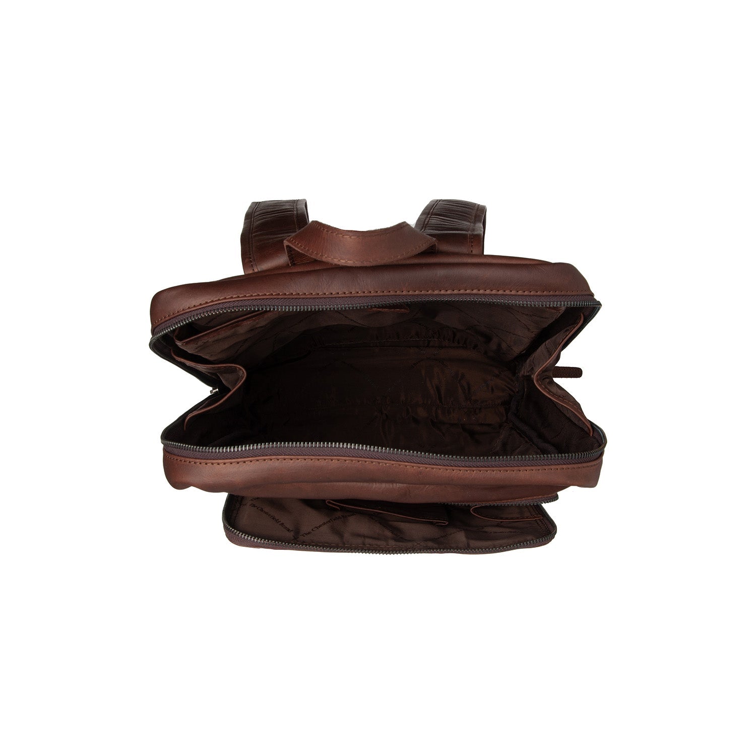 Brown Leather Laptop Backpack Jasper, detail view 4