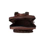 Brown Leather Laptop Backpack Jasper, detail view 4