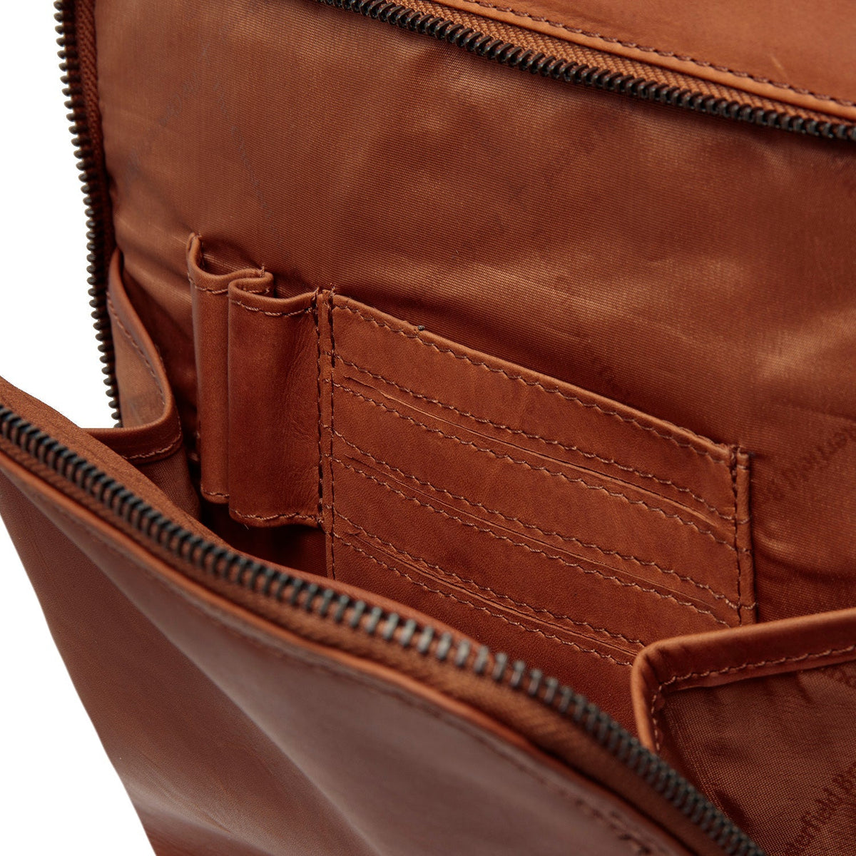 Jasper Full-Grain Leather Laptop Backpack – alternate product view 3