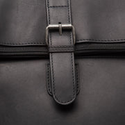 Black Leather Laptop Backpack Larsson, detail view 1