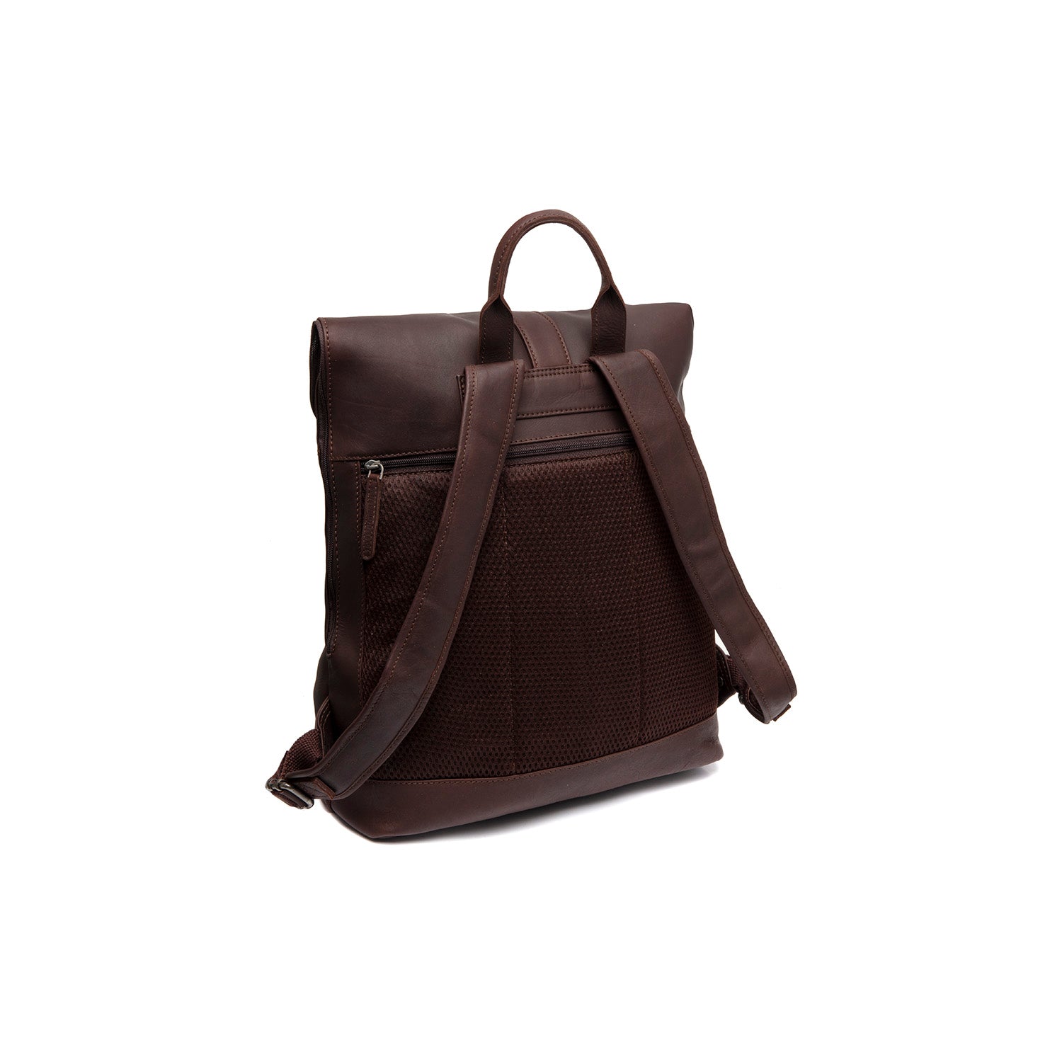 Brown Leather Laptop Backpack Larsson, detail view 4
