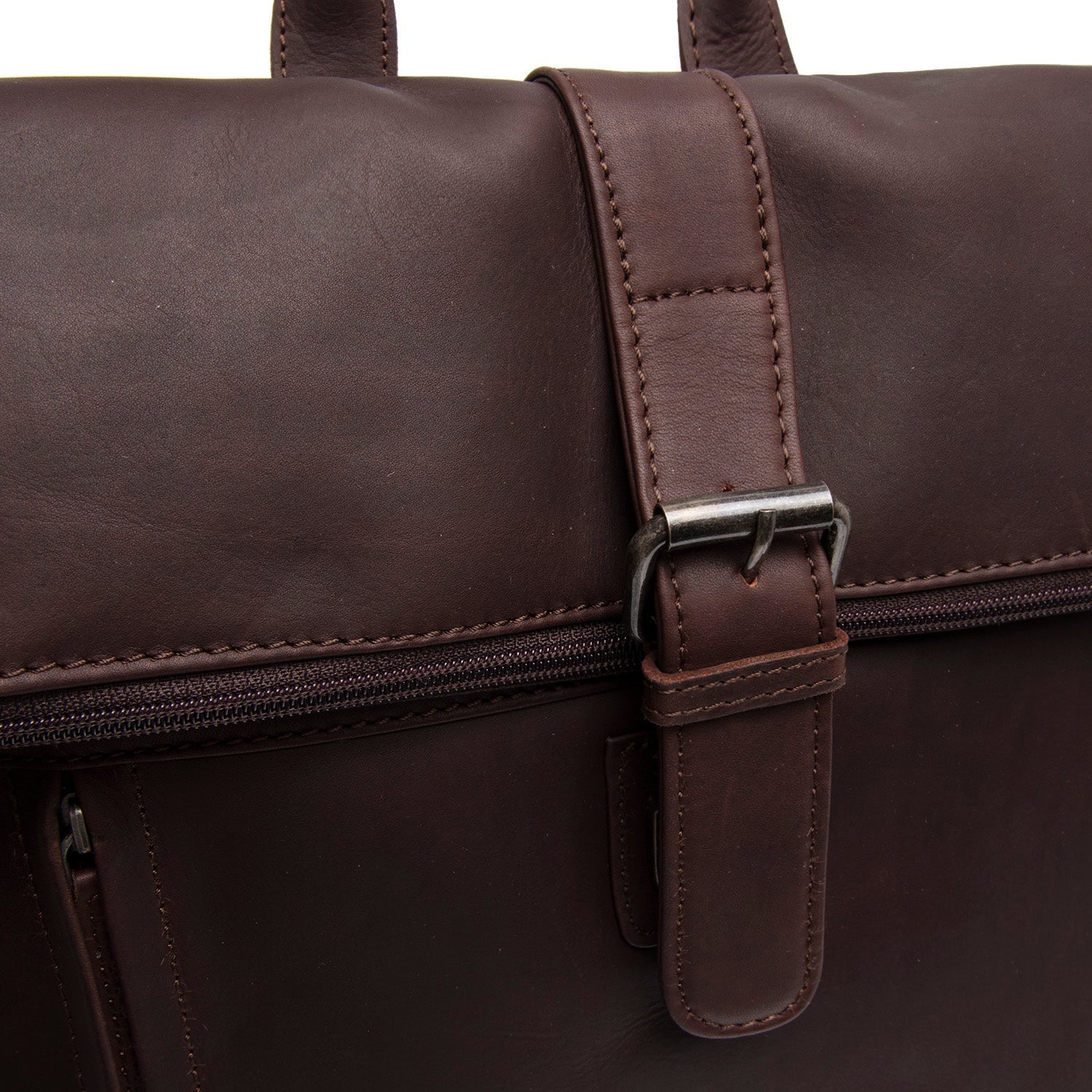 Brown Leather Laptop Backpack Larsson, product view 2