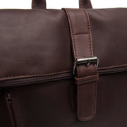 Brown Leather Laptop Backpack Larsson, product view 2