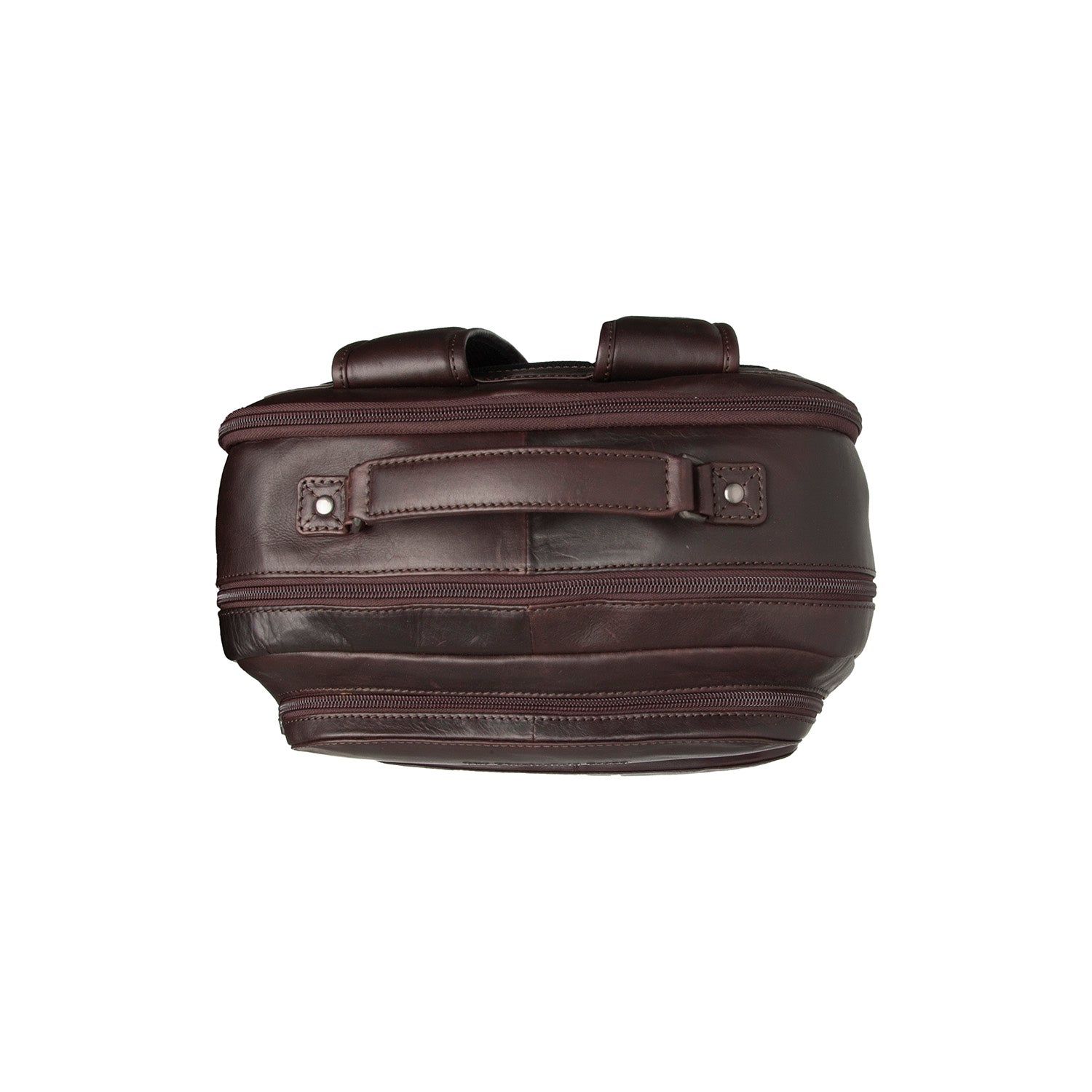 Brown Leather Laptop Backpack Lennox, detail view 1