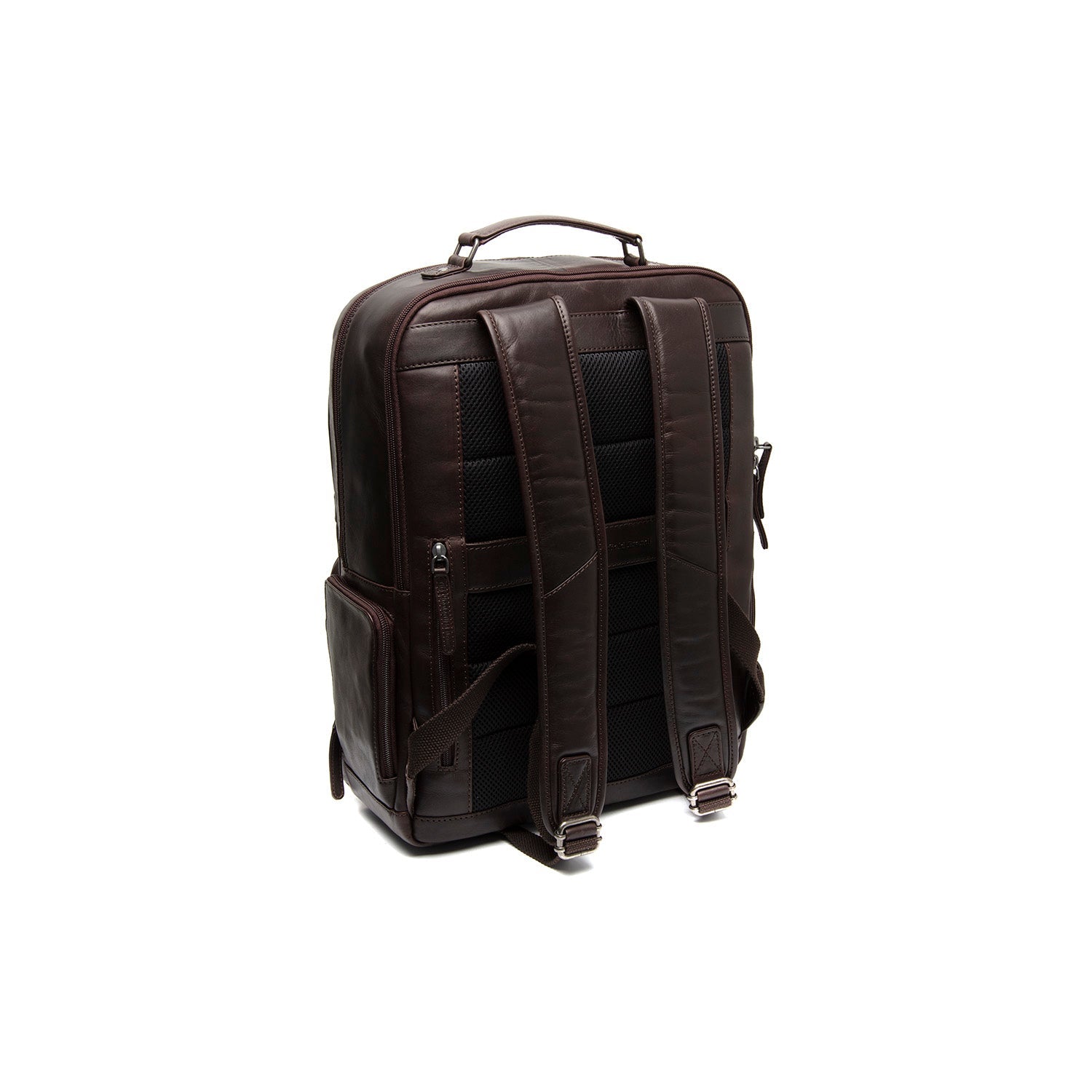 Brown Leather Laptop Backpack Lennox, detail view 6
