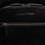 Black Leather Laptop Backpack Maggiore, detail view 1