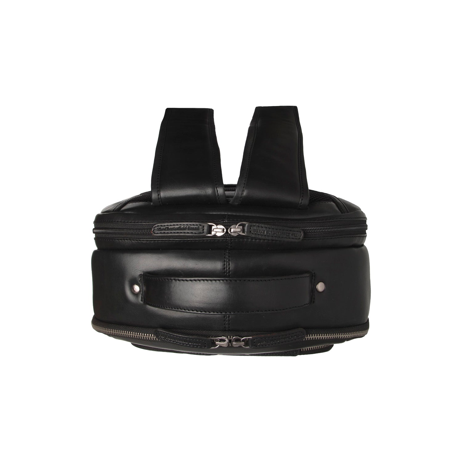 Black Leather Laptop Backpack Maggiore, detail view 3
