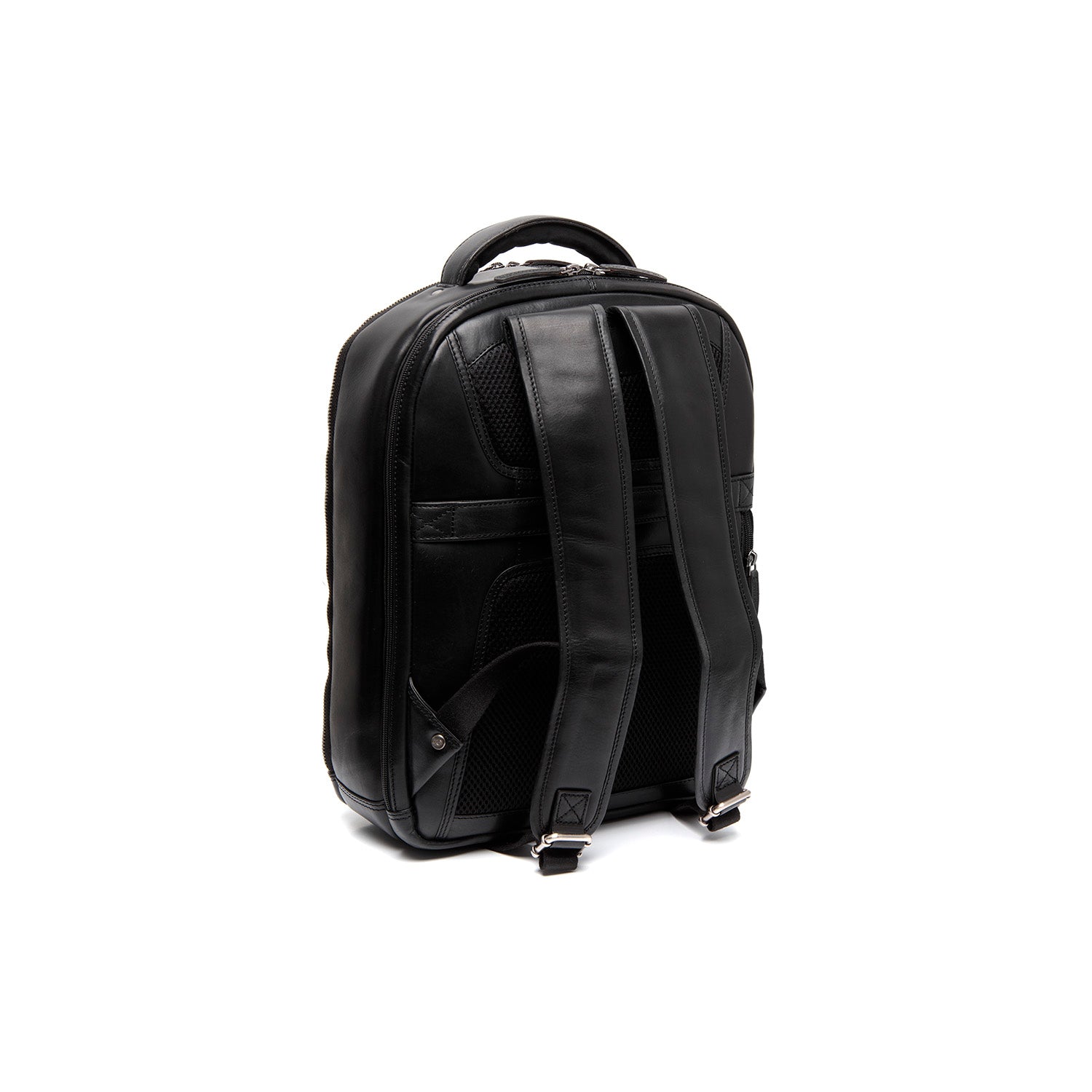 Black Leather Laptop Backpack Maggiore, detail view 6