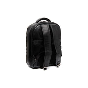Black Leather Laptop Backpack Maggiore, detail view 6