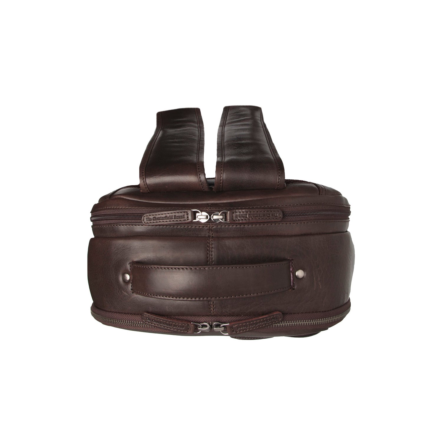 Brown Leather Laptop Backpack Maggiore, detail view 3