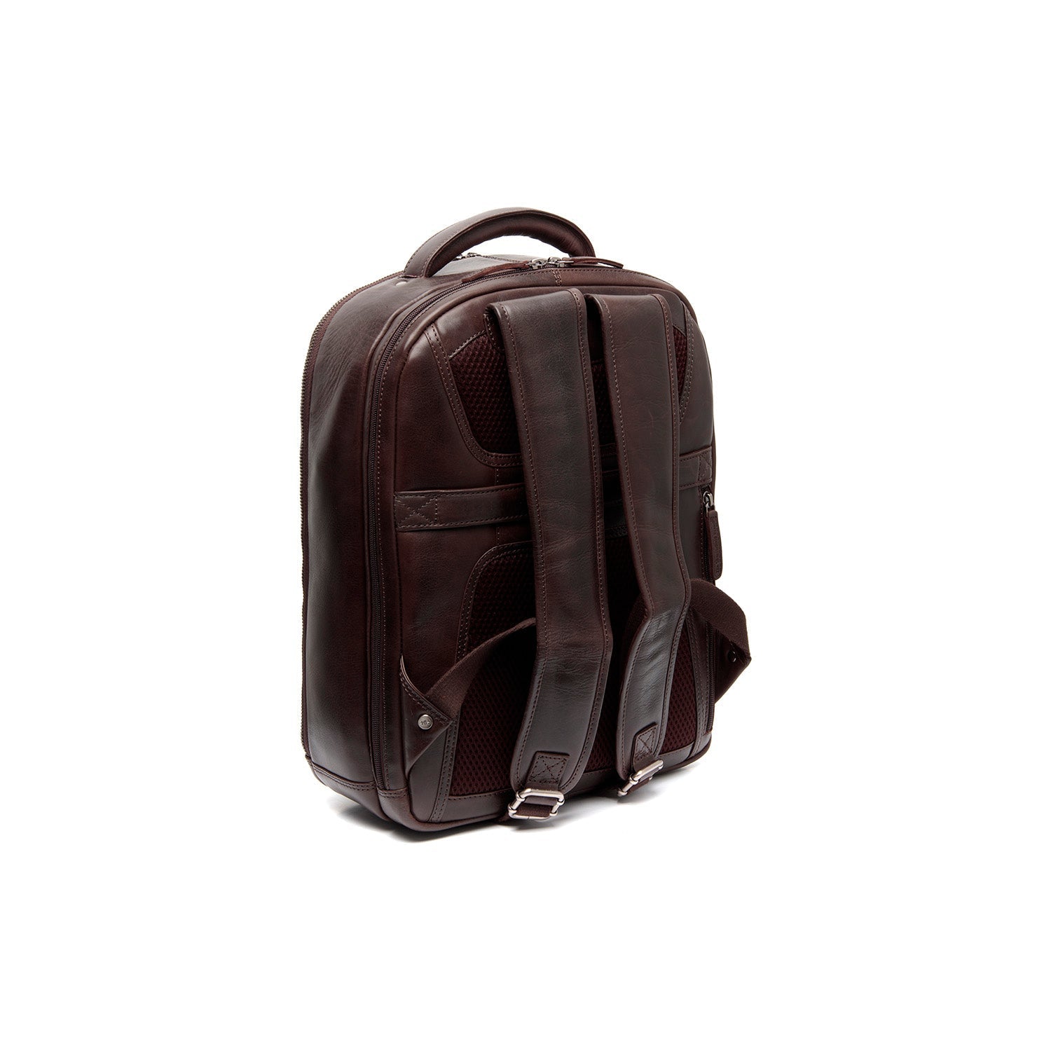 Brown Leather Laptop Backpack Maggiore, detail view 6