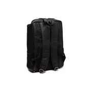 Black Leather Laptop Backpack Rich, detail view 8
