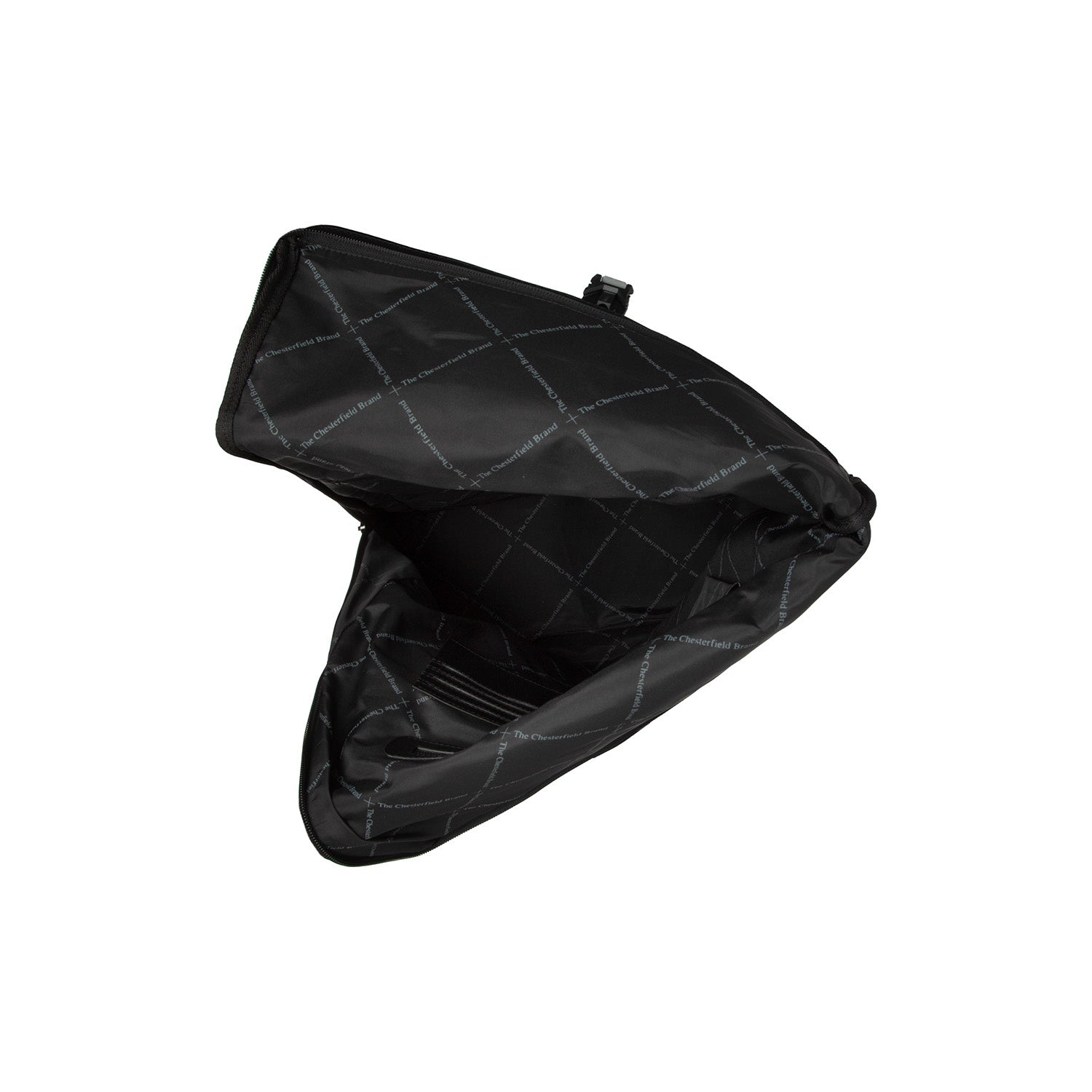 Black Leather Laptop Backpack Savona, detail view 4