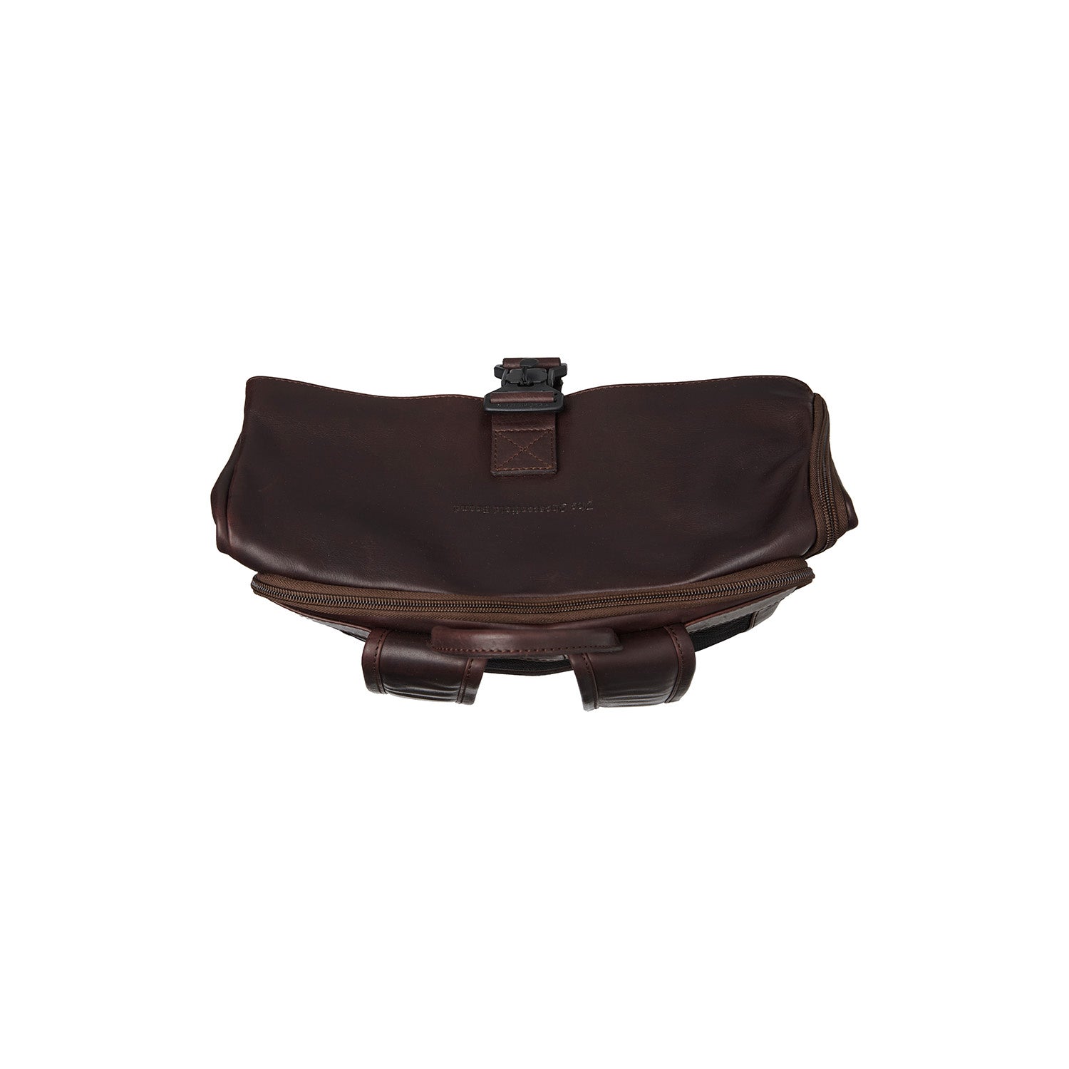 Brown Leather Laptop Backpack Savona, detail view 4