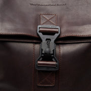 Brown Leather Laptop Backpack Savona, product view 3