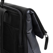 Light Grey Leather Laptop Backpack Trondheim, product view 2