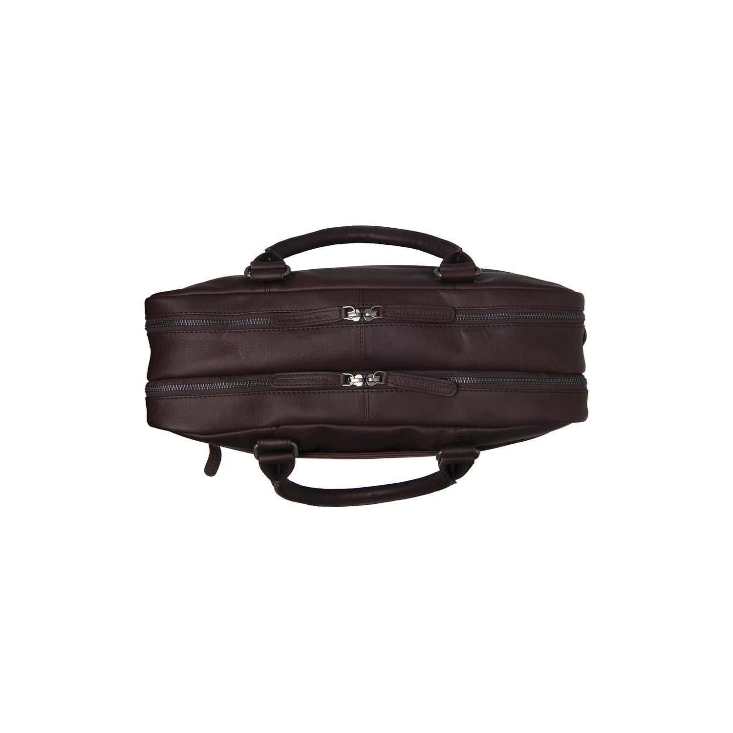 Brown Leather Laptop Bag Boston, product view 2