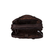 Brown Leather Laptop Bag Boston, product view 3