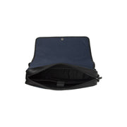 Navy Leather Laptop Bag Falun, detail view 1