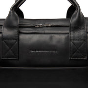 Black Leather Laptop Bag Frazer, detail view 1