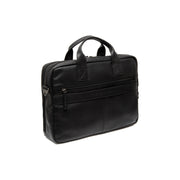 Black Leather Laptop Bag Frazer, detail view 6