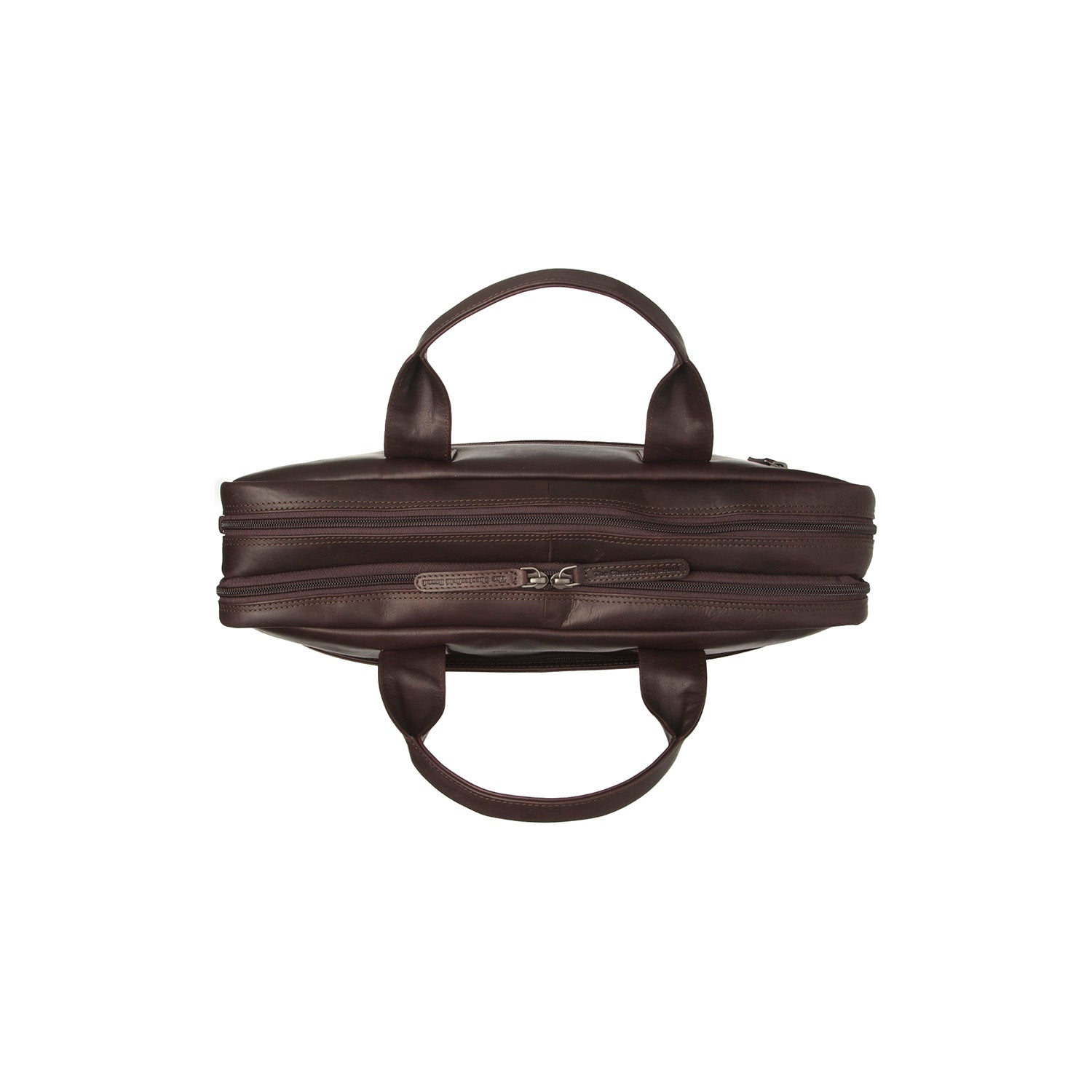 Brown Leather Laptop Bag Frazer, detail view 3