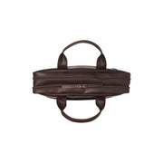 Brown Leather Laptop Bag Frazer, detail view 3