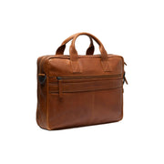 Cognac Leather Laptop Bag Frazer, detail view 7