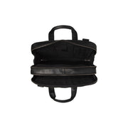 Black Leather Laptop Bag Iseo, detail view 4