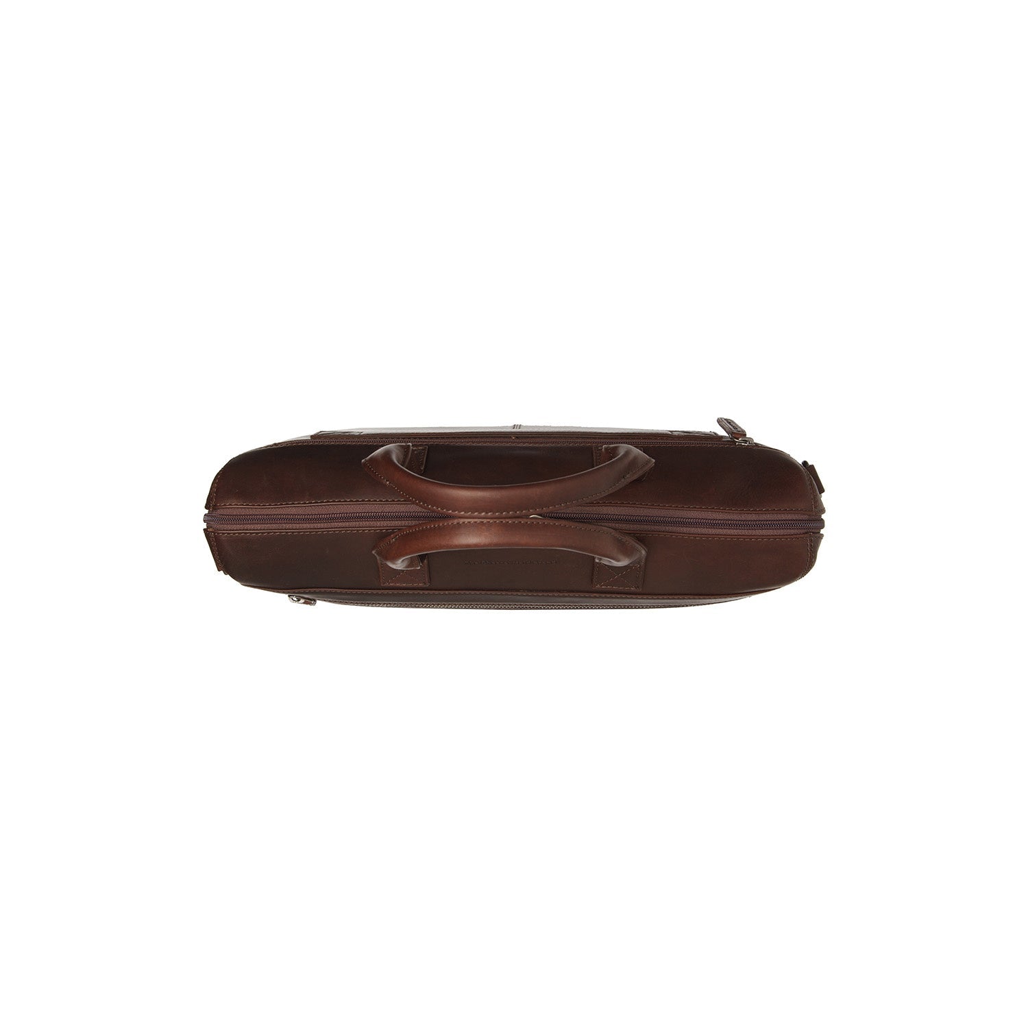 Brown Leather Laptop Bag Levanto, detail view 3