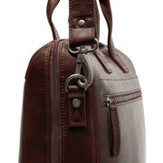 Brown Leather Laptop Bag Levanto, detail view 4