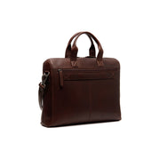 Brown Leather Laptop Bag Levanto, detail view 5