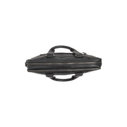 Black Leather Laptop Bag Montara, detail view 5