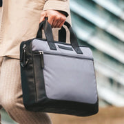 Light Grey Leather Laptop Bag Narvik, product view 2