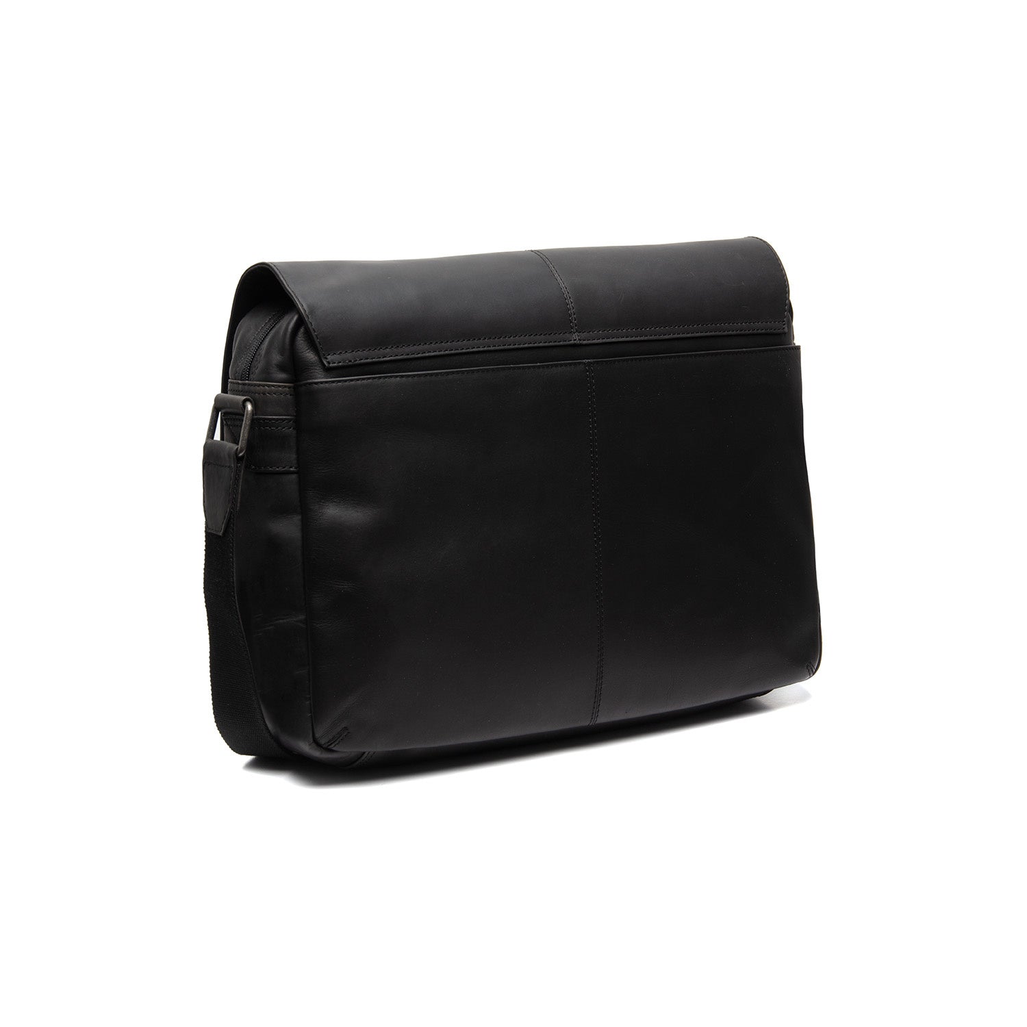 Black Leather Laptop Bag Richard, detail view 5