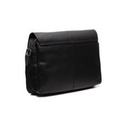 Black Leather Laptop Bag Richard, detail view 5