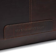 Brown Leather Laptop Bag Richard, detail view 3