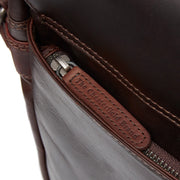Brown Leather Laptop Bag Richard, detail view 4