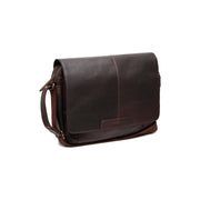 Brown Leather Laptop Bag Richard, front view