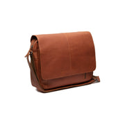 Cognac Leather Laptop Bag Richard, front view