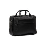 Black Leather Laptop Bag Ryan, detail view 5