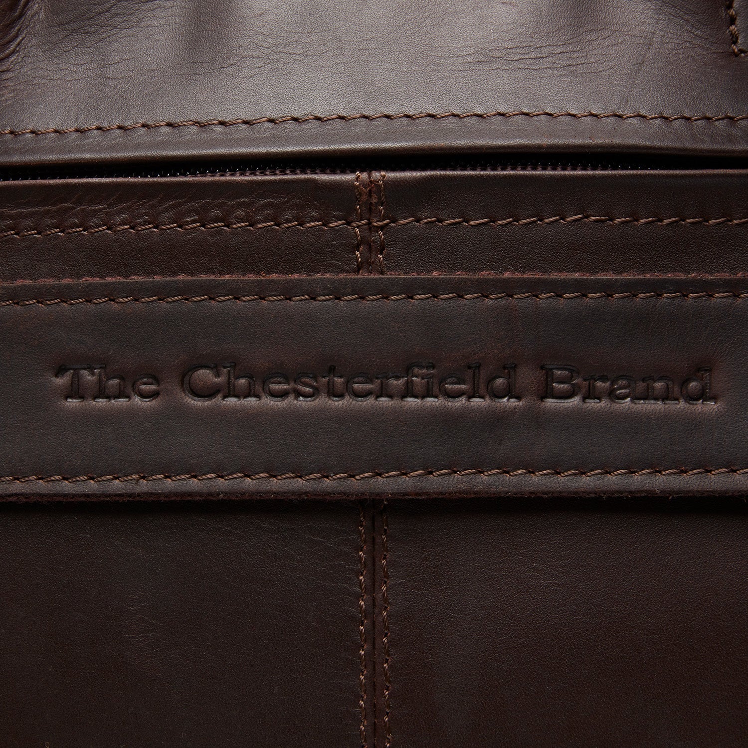 Brown Leather Laptop Bag Ryan, detail view 4