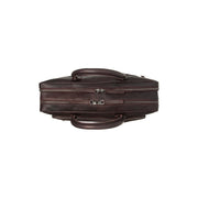 Brown Leather Laptop Bag Tacama, detail view 5
