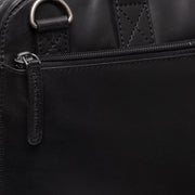 Black Leather Laptop Bag Tilbury, detail view 5