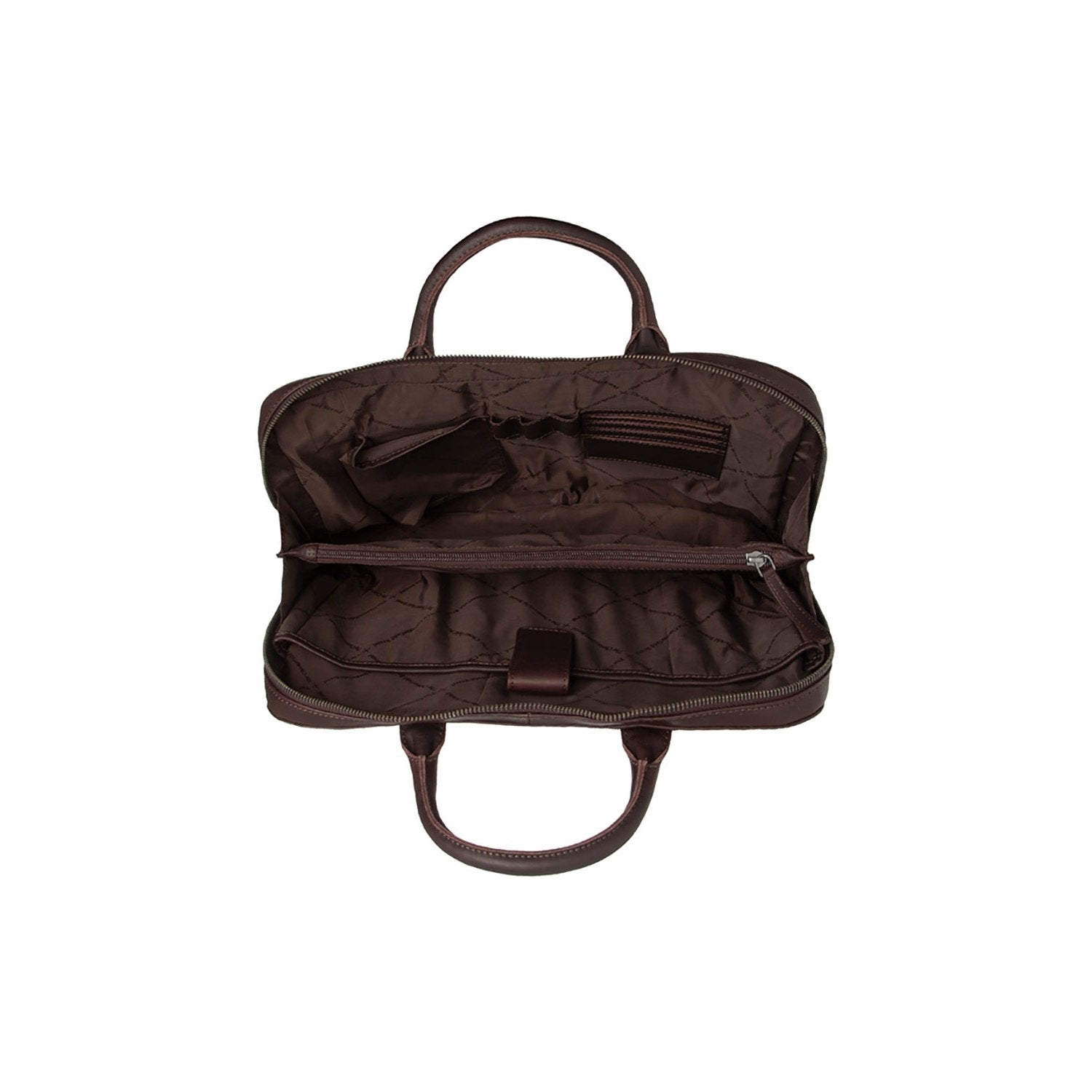 Brown Leather Laptop Bag Tilbury, detail view 1