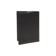 Black Leather Passport Case, detail view 1