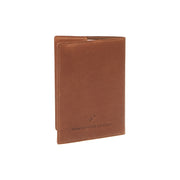 Cognac Leather Passport Case, detail view 1